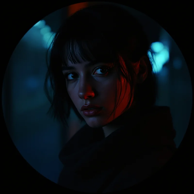 Billie Eilish avatar portrait with calm personality