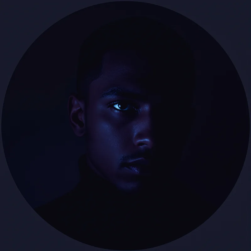 Billie Eilish avatar portrait with calm personality