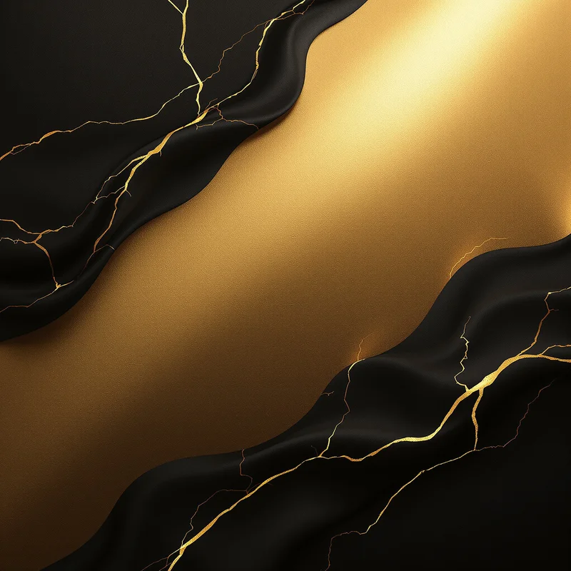 Calm matte black gold background