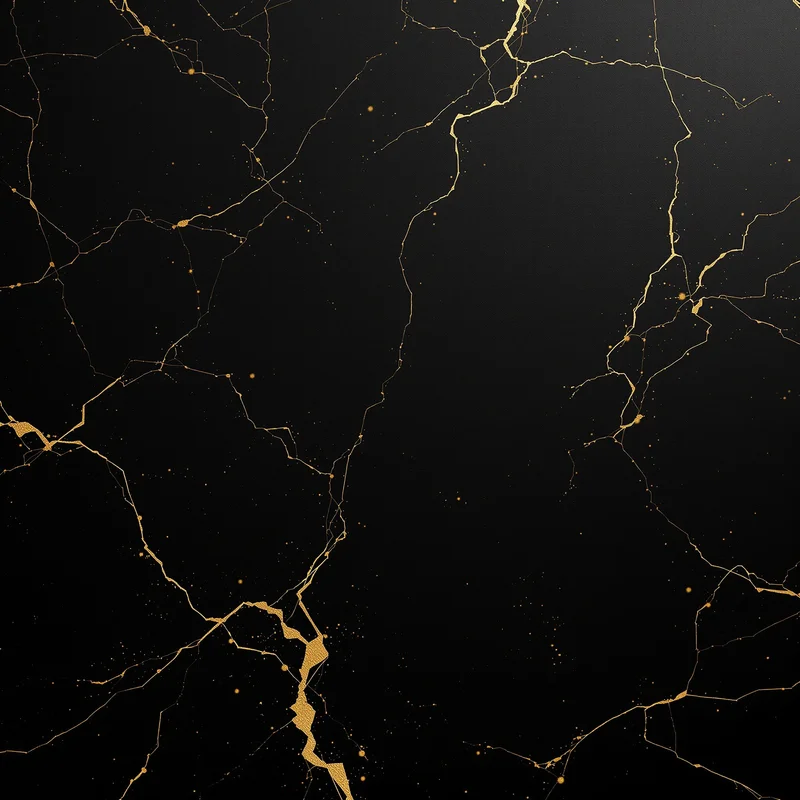 Eternal black gold background