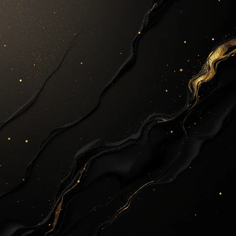 Fresh elegant black gold background