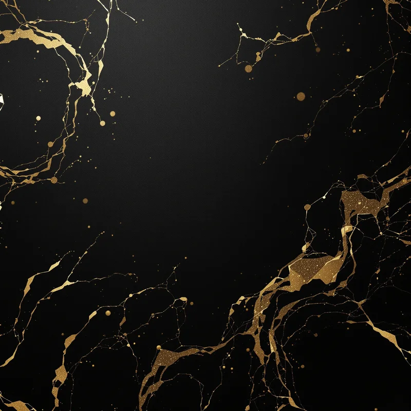 Mystic luxury black gold background