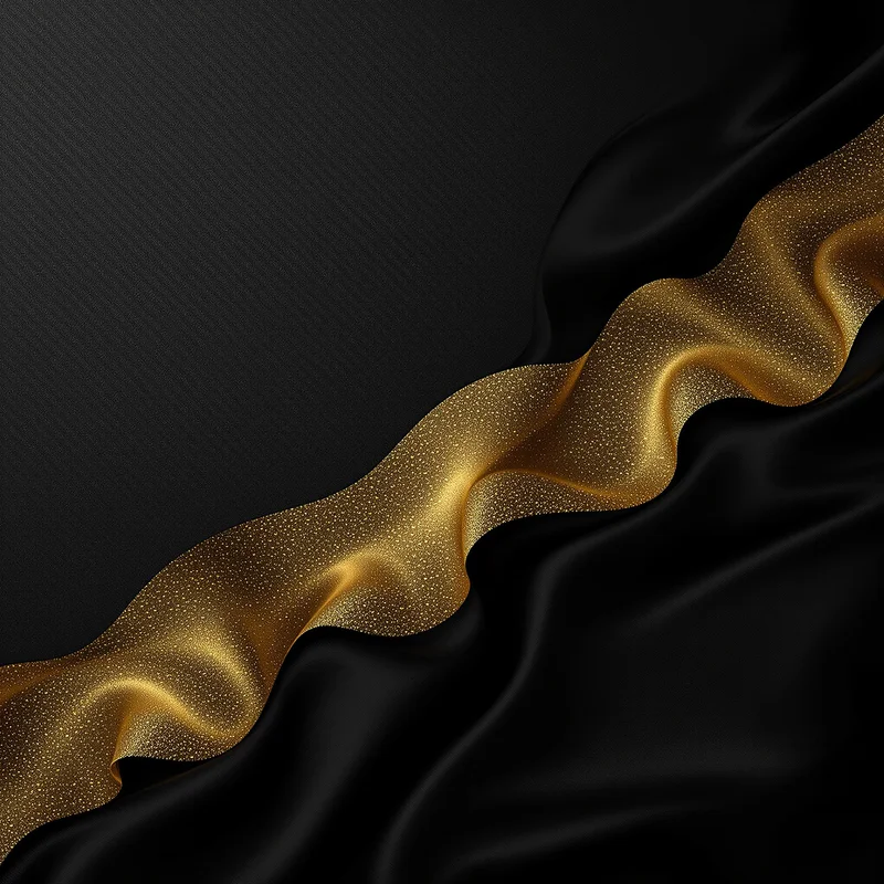 Mystic matte black gold background