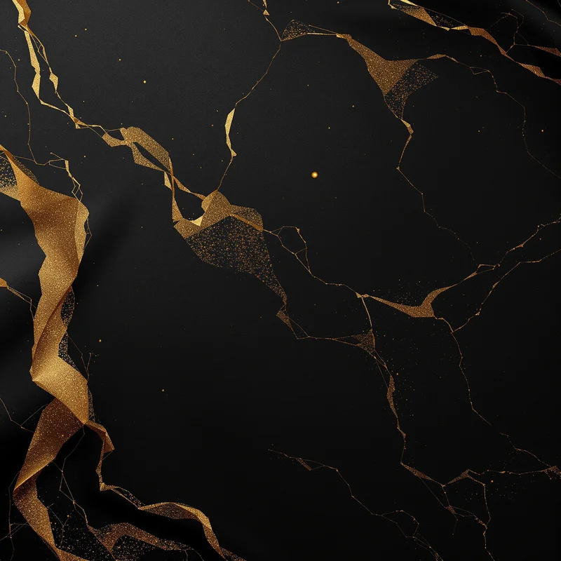 Mystic matte black gold background