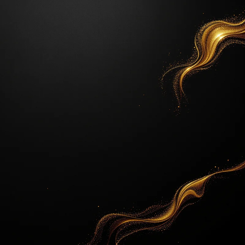 Pure black gold background