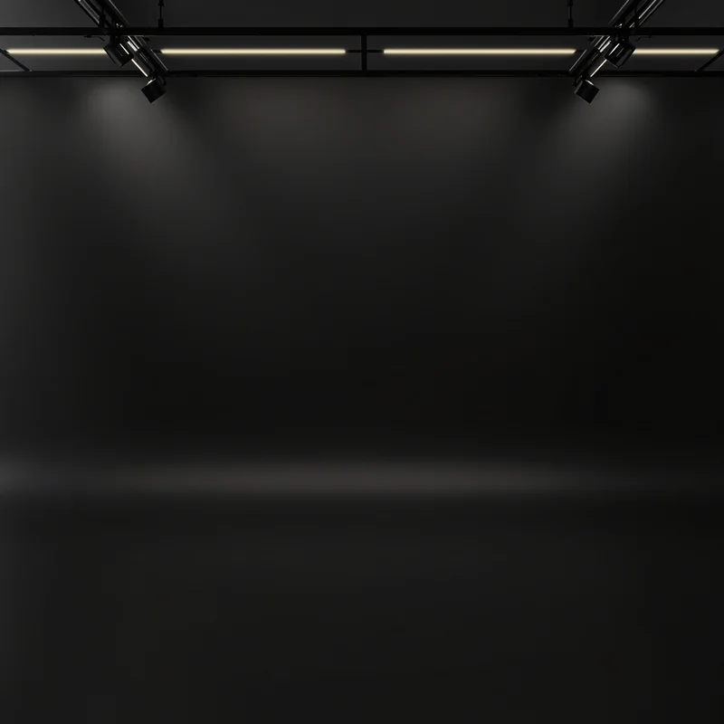 Black balanced tonal surface