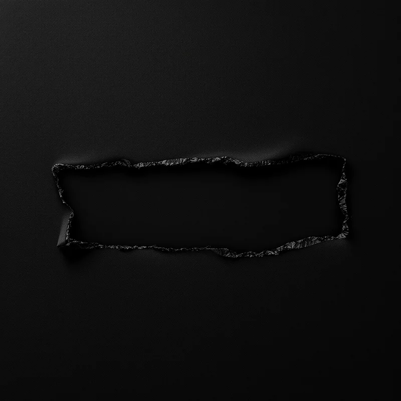 Charred Paper Edge Black Background