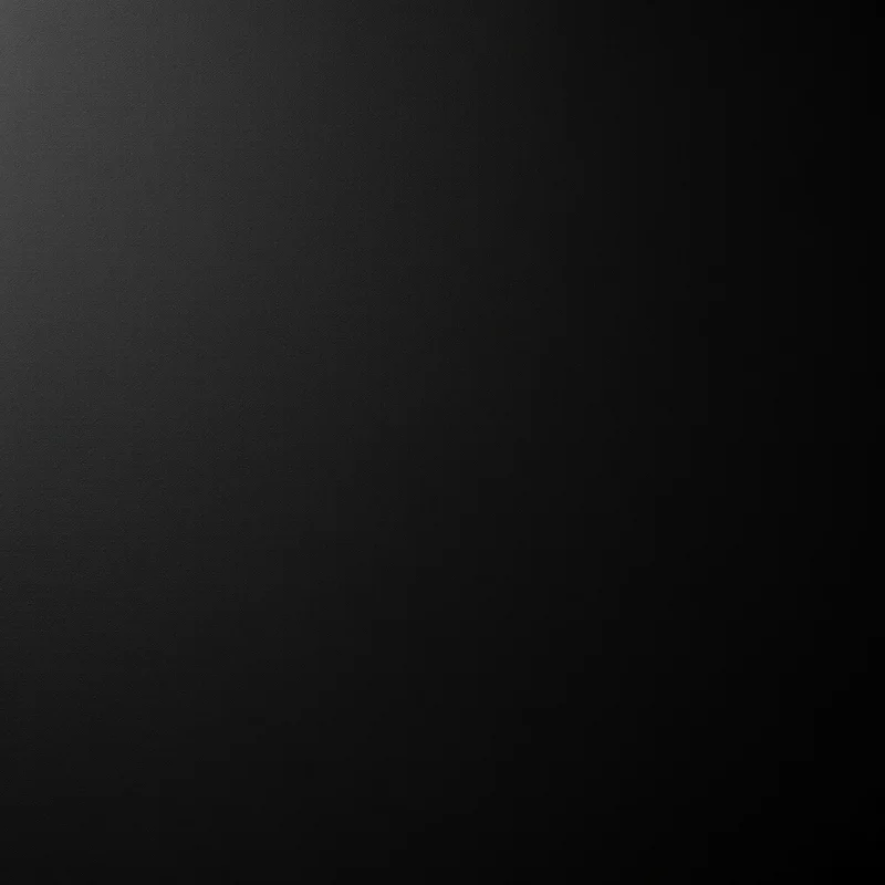 Black background with clean finish