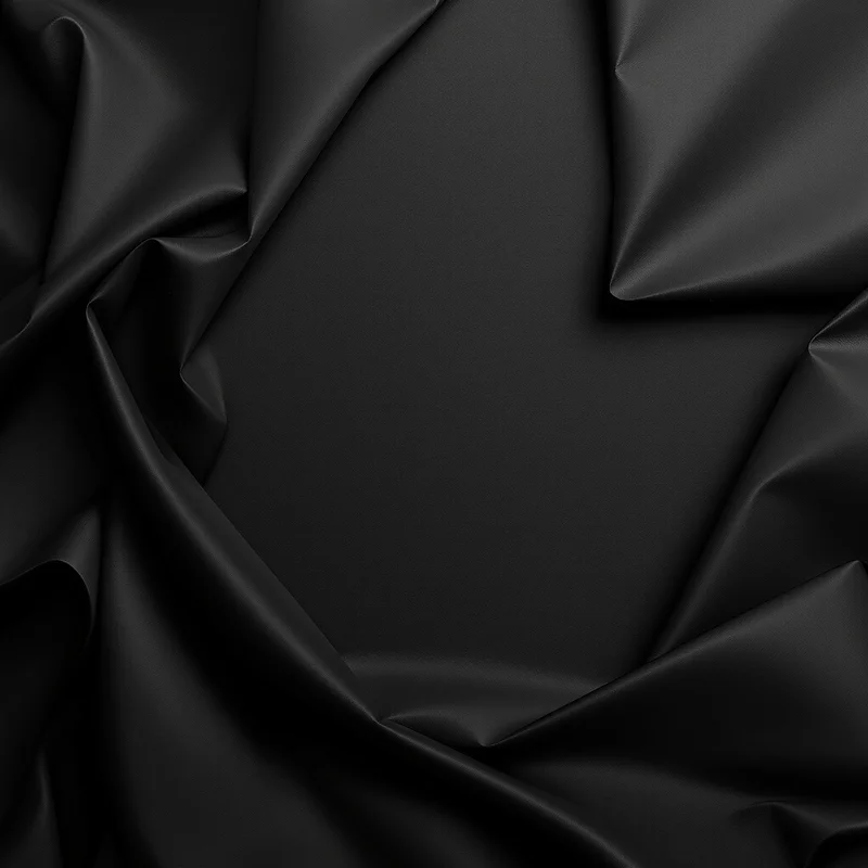 Crumpled Paper Noir Black Background