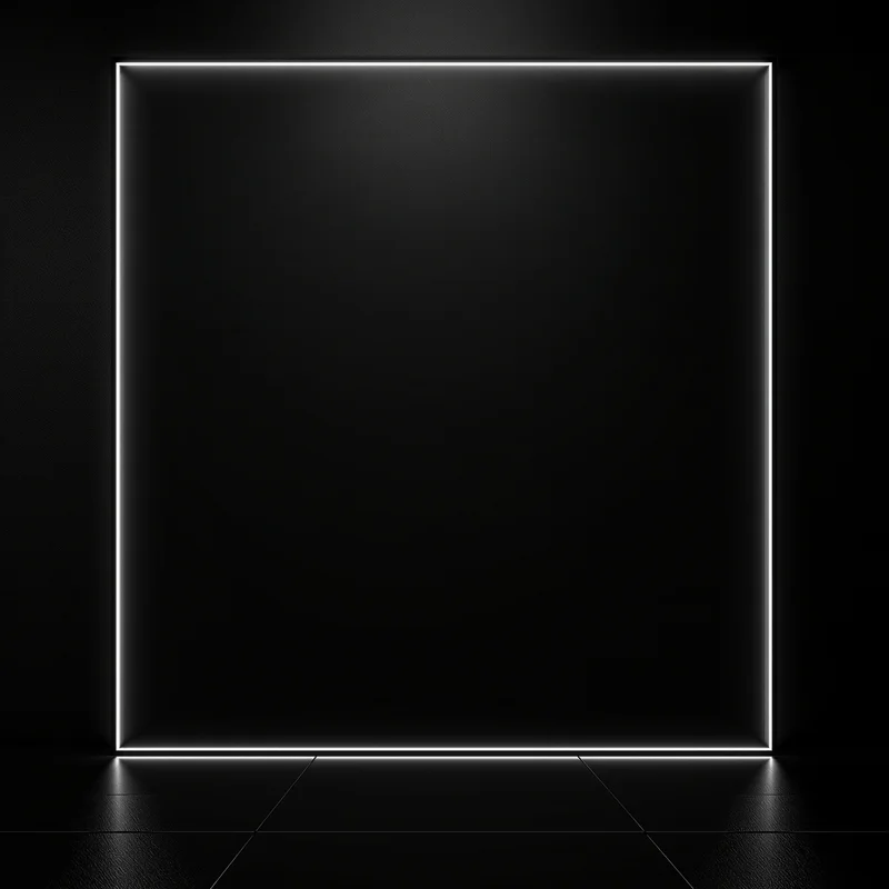 Black background with edge light