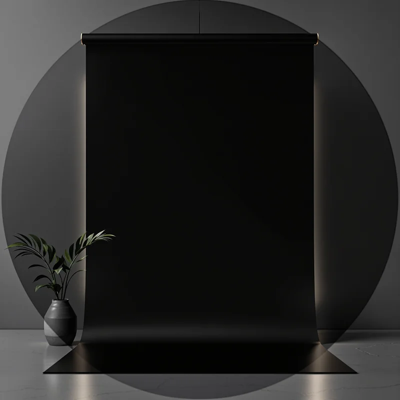 Black background with frame shadow