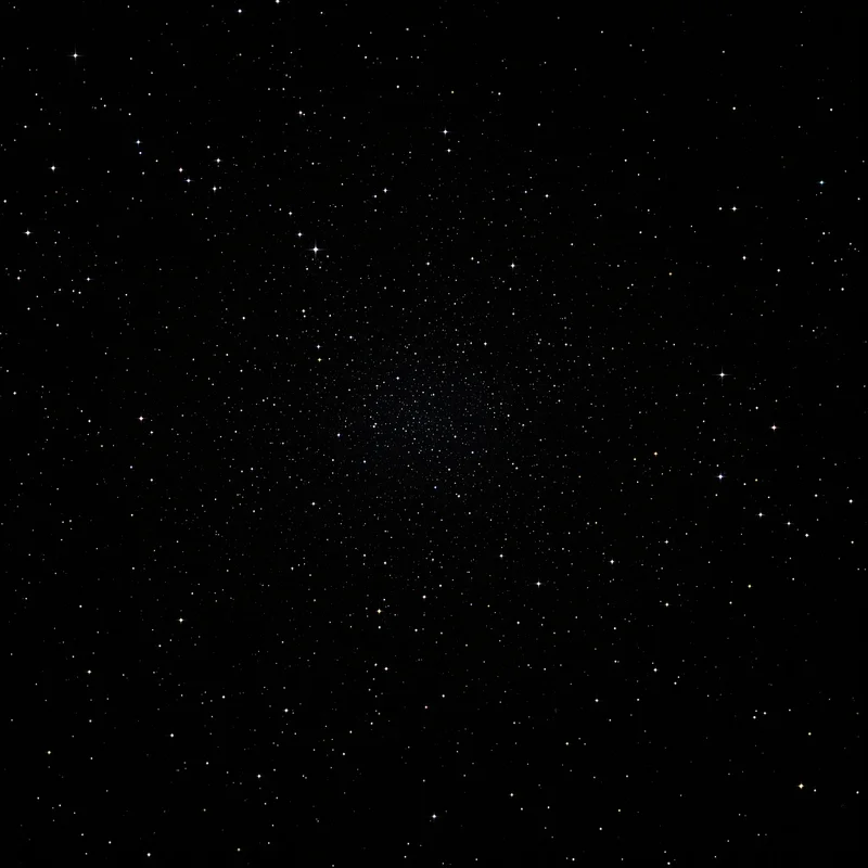 Midnight Star Field Black Background