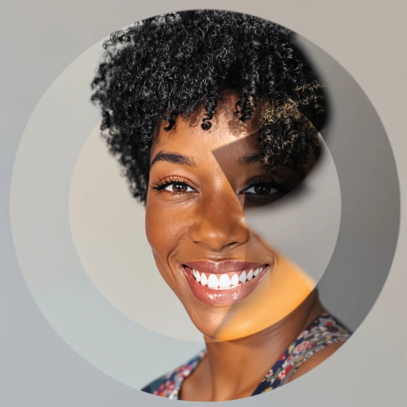 Black Girl PFP with natural tone and identity focus