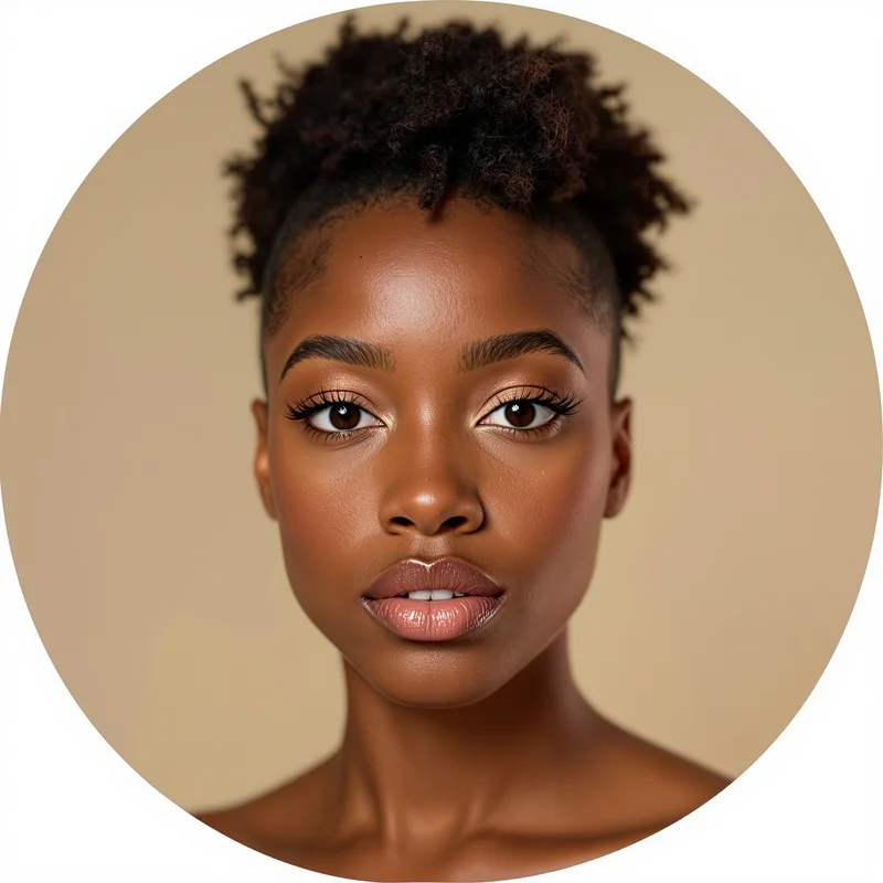 Black Girl PFP with natural tone and identity focus