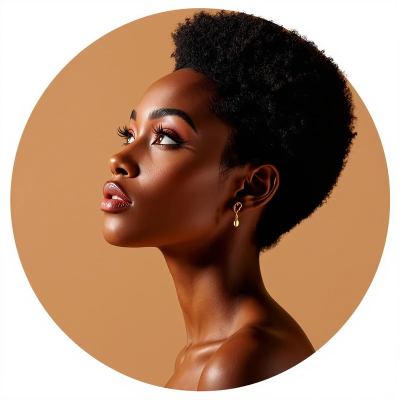 Black Girl avatar portrait with strong identity and warmth