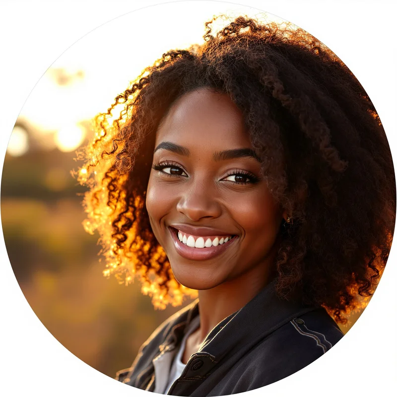 Black Girl PFP avatar with natural identity and strong presence