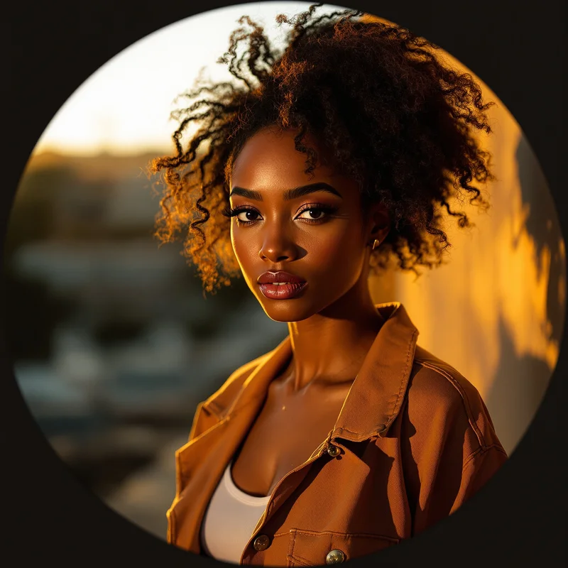 Black Girl profile image optimized for clarity and recognition