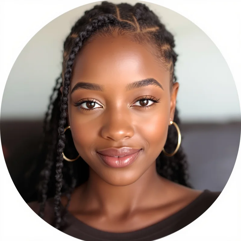 Black Girl profile image optimized for clarity and recognition