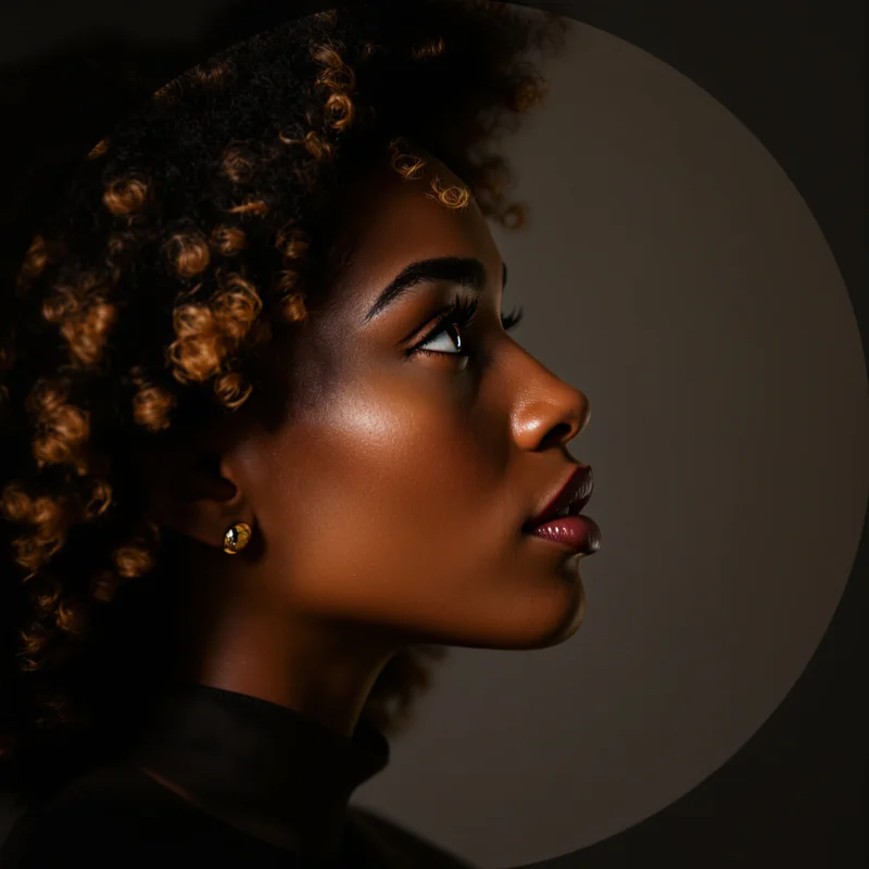 Black Girl profile image optimized for clarity and recognition