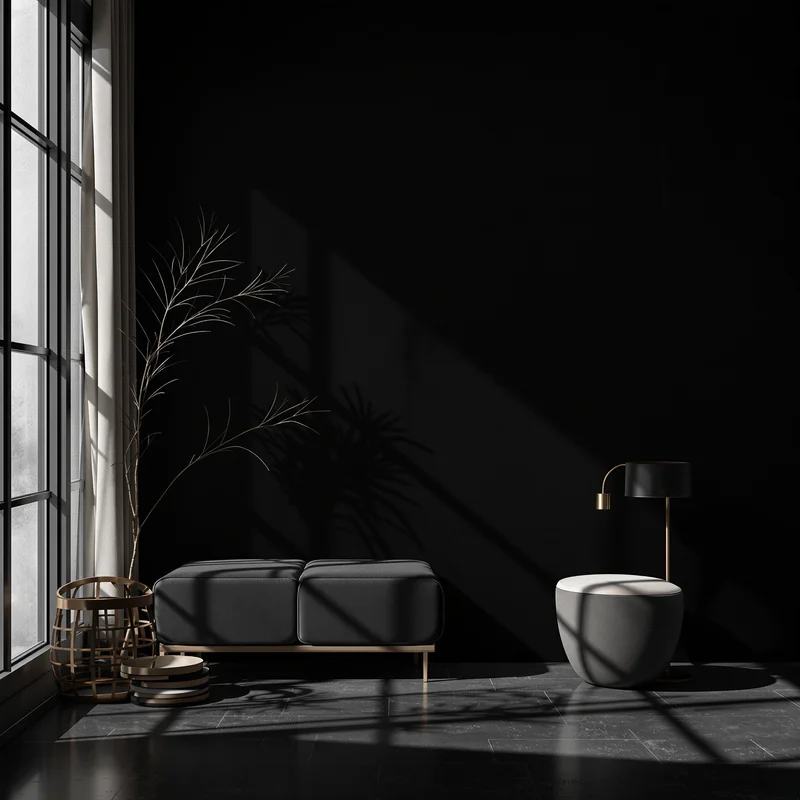 Calm velvet black background