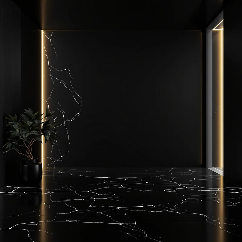 Eternal matte black background