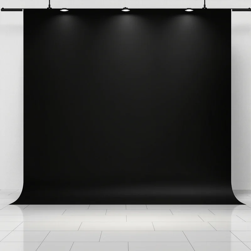 Fresh matte black background
