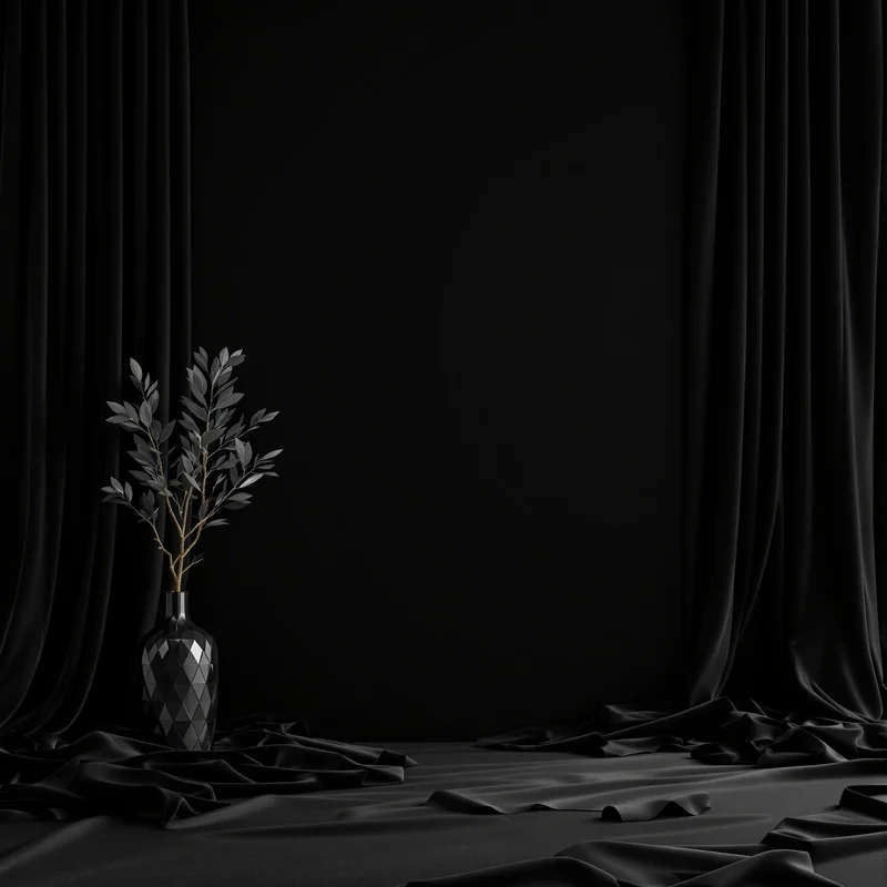 Soft velvet black background