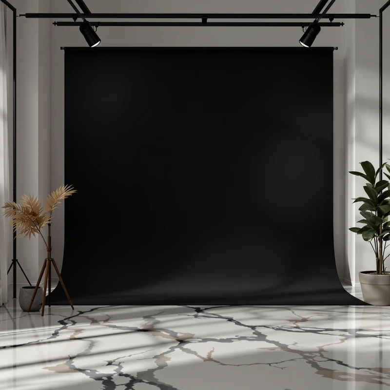 Warm matte black background