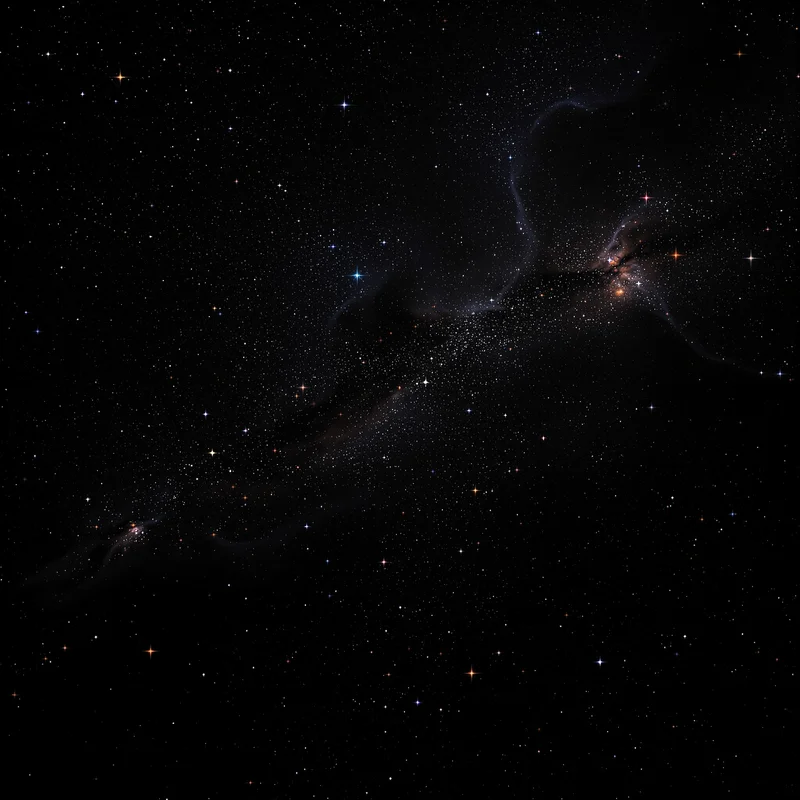 Black cosmic void PFP with star atmosphere