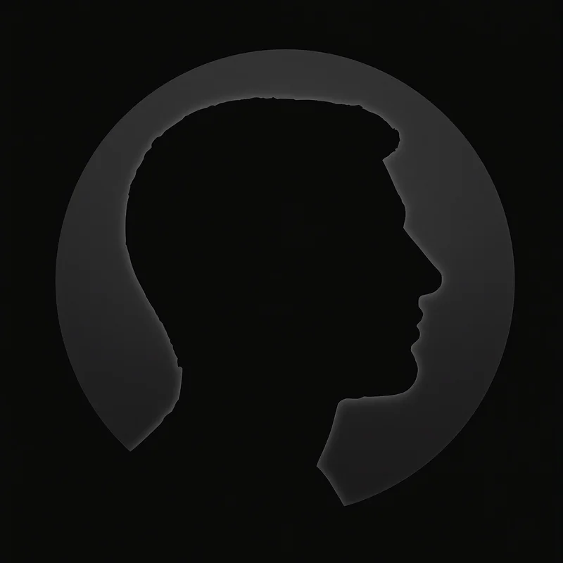 Black PFP with dark tones and strong identity focus