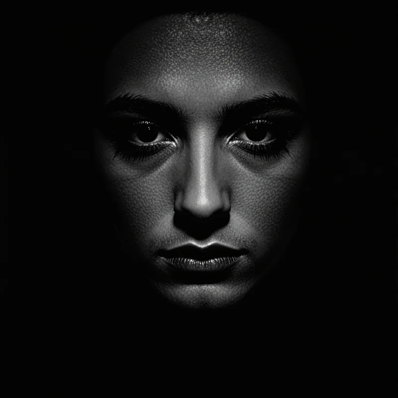 Black avatar portrait with minimal aesthetic and clarity