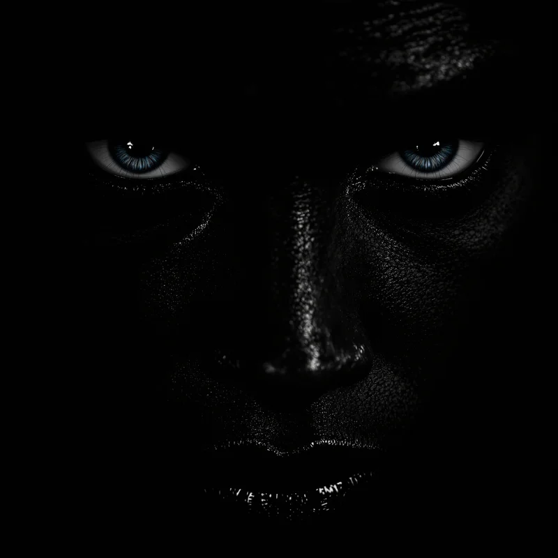 Black avatar portrait with minimal aesthetic and clarity