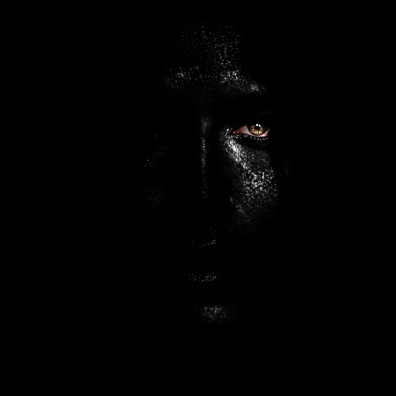 Black profile image optimized for contrast and recognition