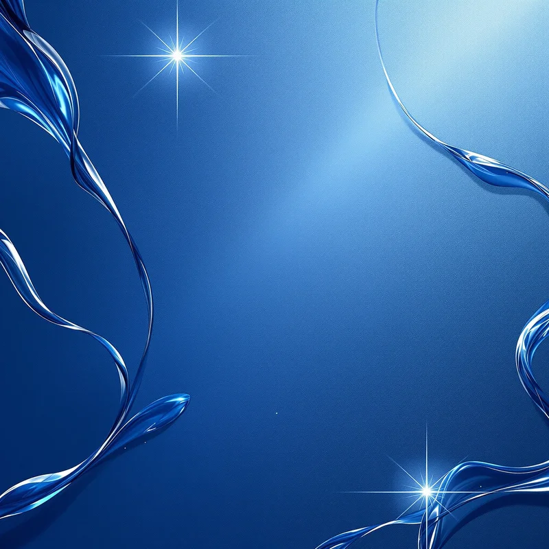 Eternal blue white background