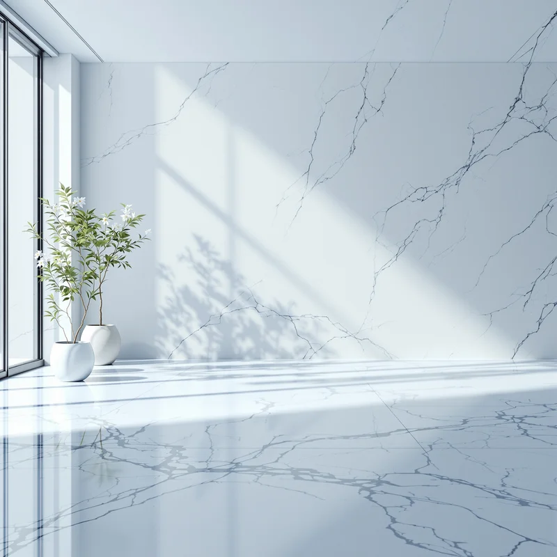 Eternal blue white background