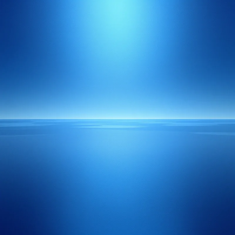 Mystic horizon blue white background