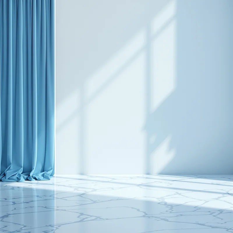 Warm calm blue white background