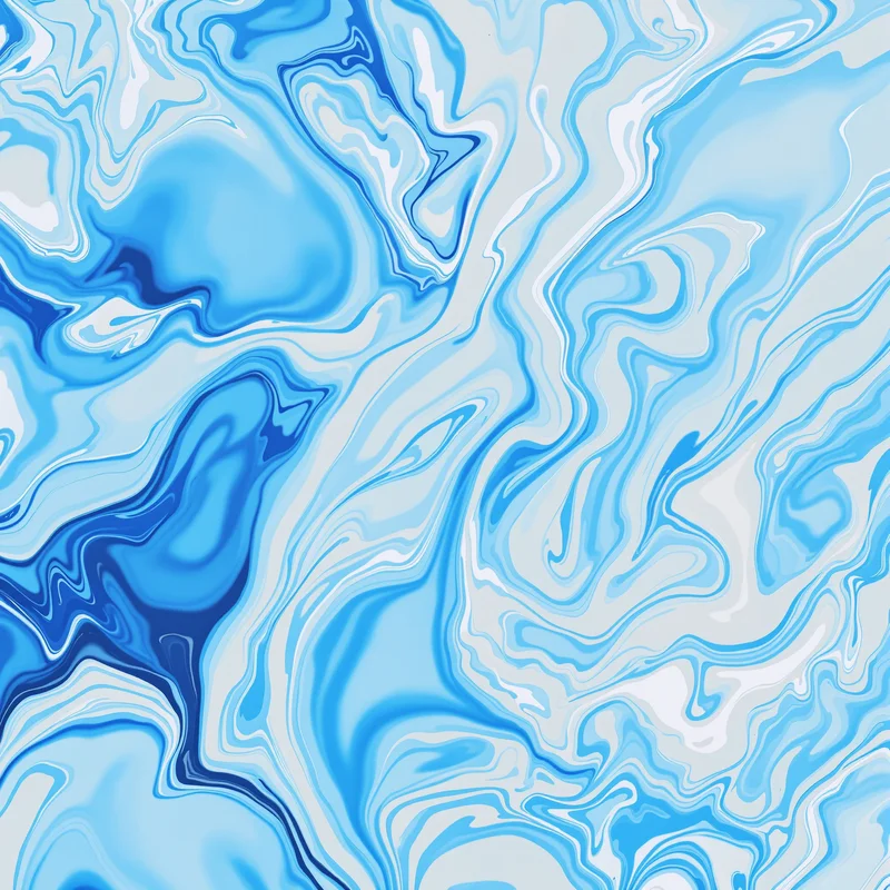 Blue Acrylic Swirl Background