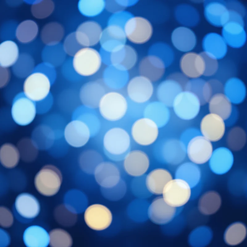 Blue Bokeh Glow Background