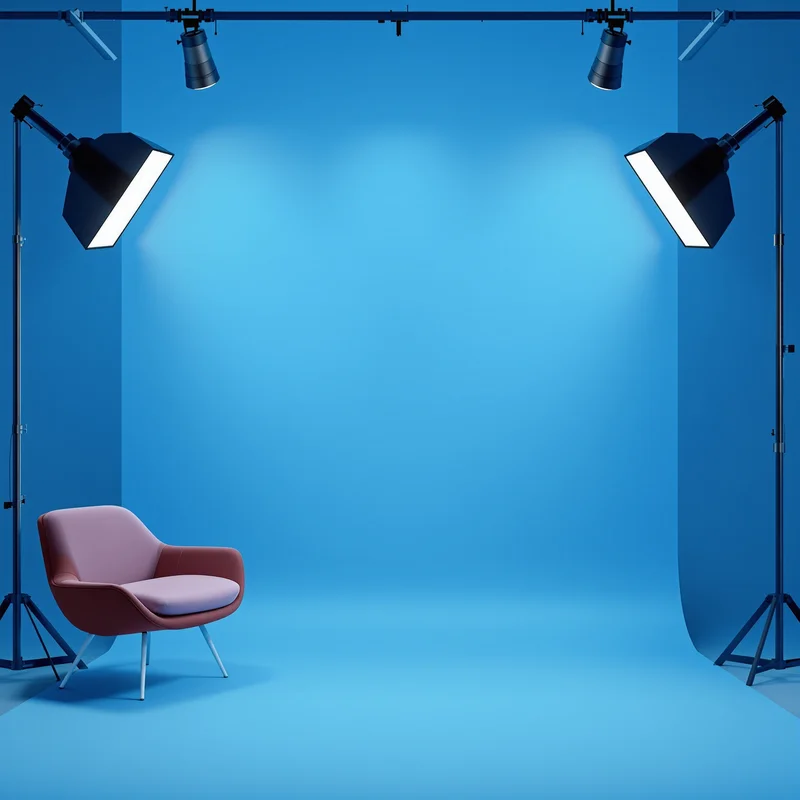 Pure diffuse blue background