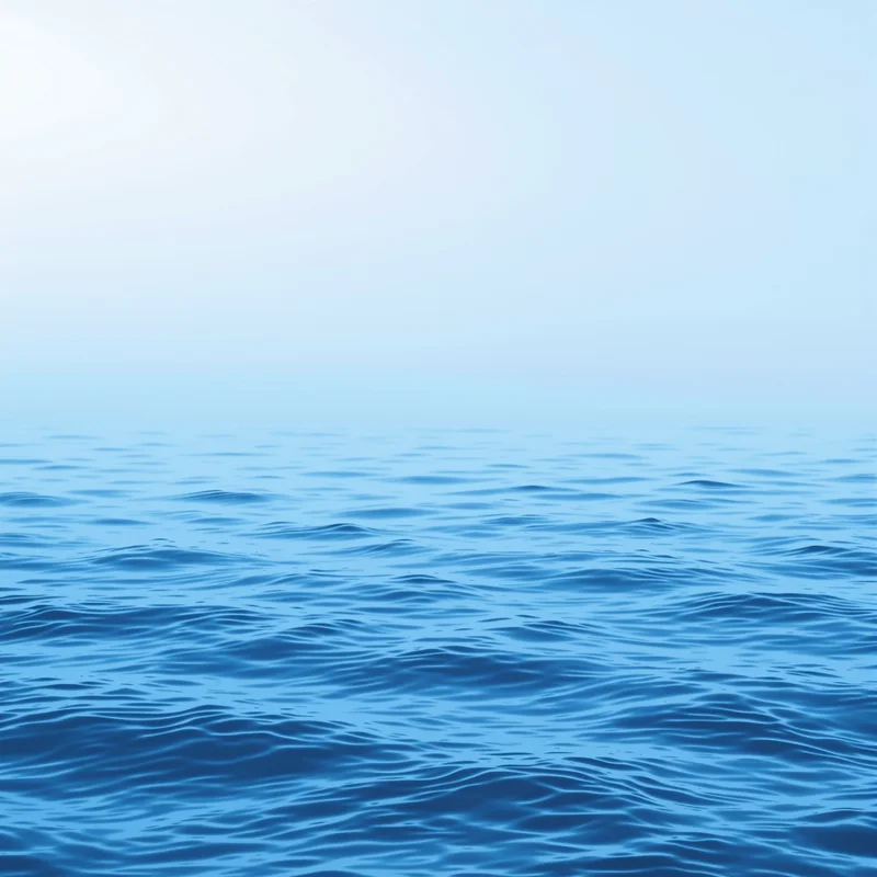 Gentle ocean blue gradient background