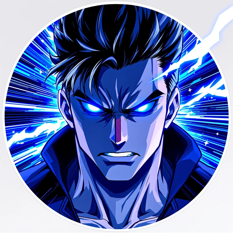 Blue Lock PFP with anime energy and identity focus