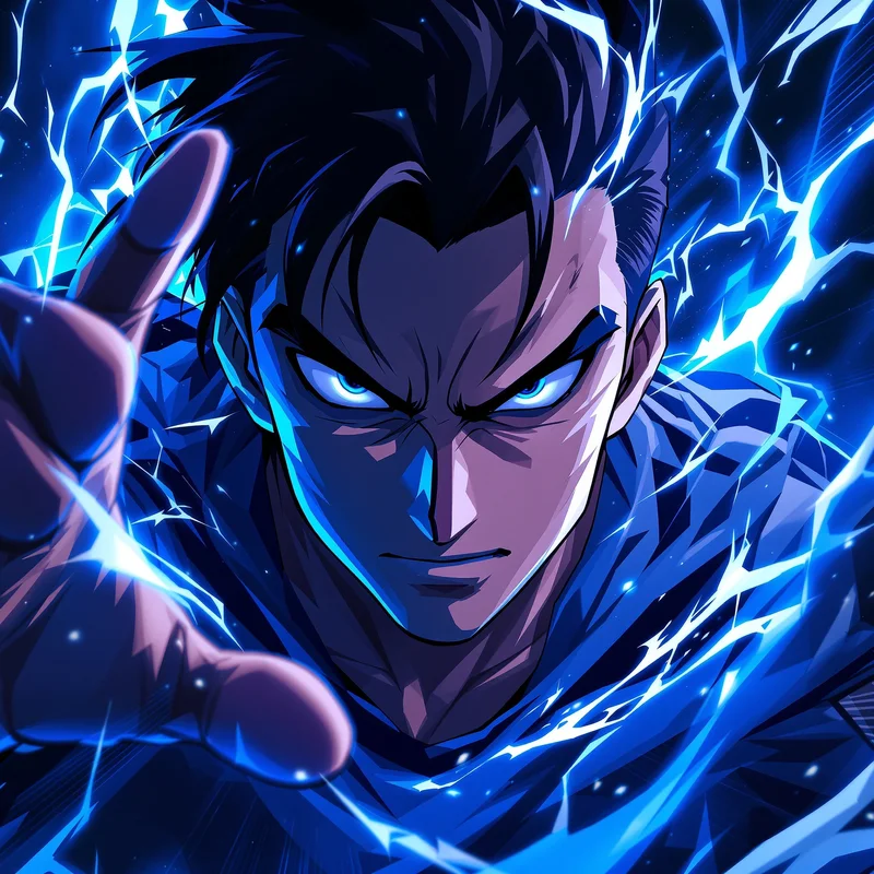 Blue Lock PFP with anime energy and identity focus