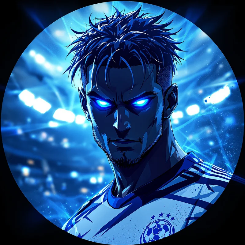 Blue Lock avatar portrait with strong anime identity
