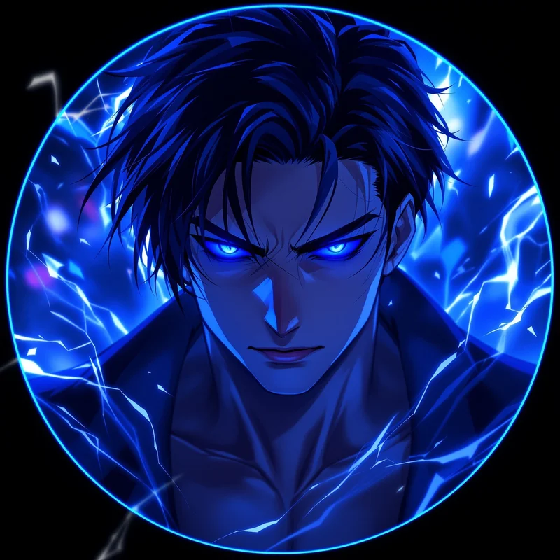 Blue Lock avatar portrait with strong anime identity