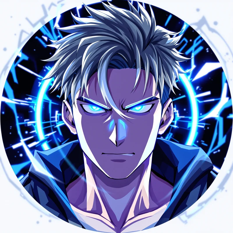 Blue Lock PFP avatar with intense striker identity