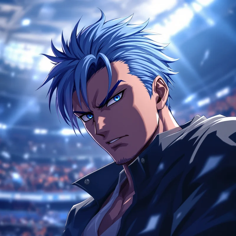 Blue Lock PFP avatar with intense striker identity
