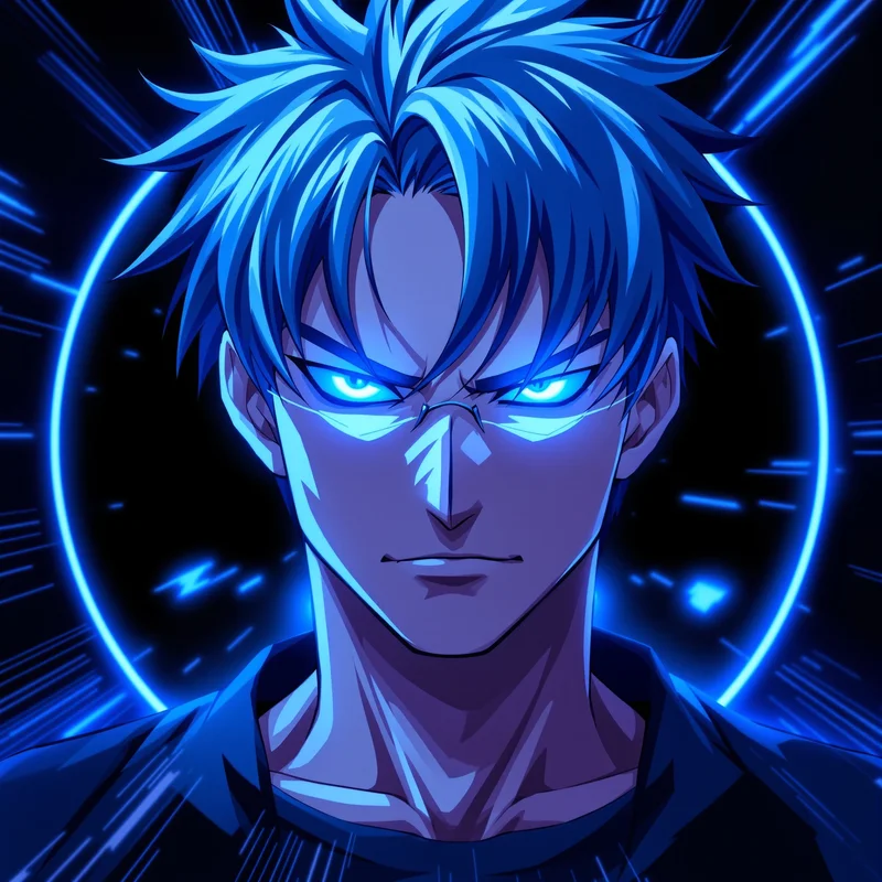 Blue Lock profile image optimized for recognition