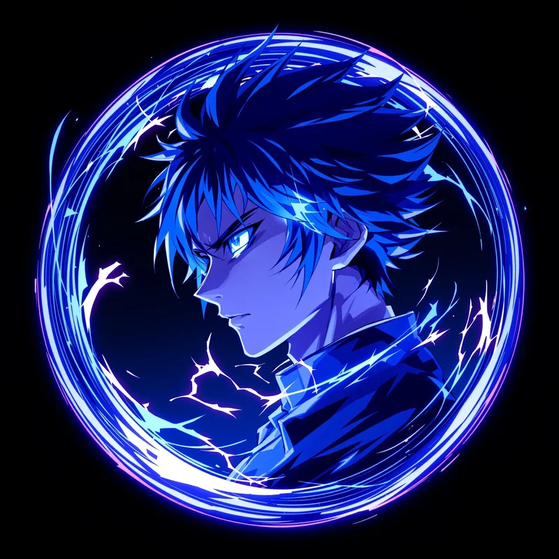 Blue Lock PFP with anime energy and identity focus