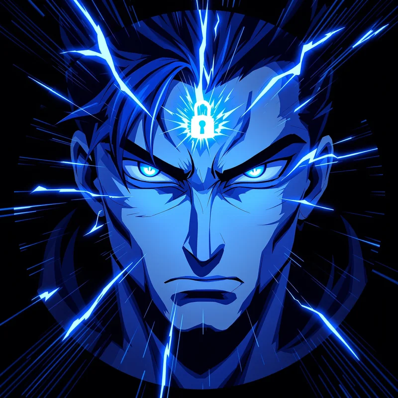 Blue Lock PFP with anime energy and identity focus